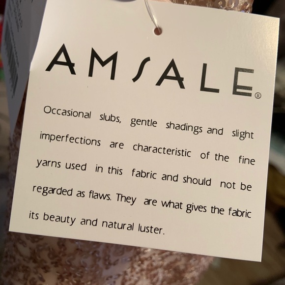 Amsale G881Q in black size 8 - Picture 6 of 7